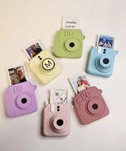 Polaroid, Instax keychain with photo slot, clicker, fidget, personalization