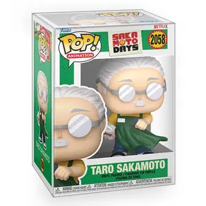 Funko POP Anime: Sakamoto Days - Taro Sakamoto Vinyl Figure with Epic Collectibles Premium Box Protector Included