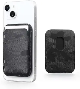 WALLFID Mag-Safe Wallet Leather Compatible with iPhone 15/14/13/12 Pro/Max/Plus/Mini,RFID Card Holder with Mag-Safe Magnet Cellular Cellphone sample bag