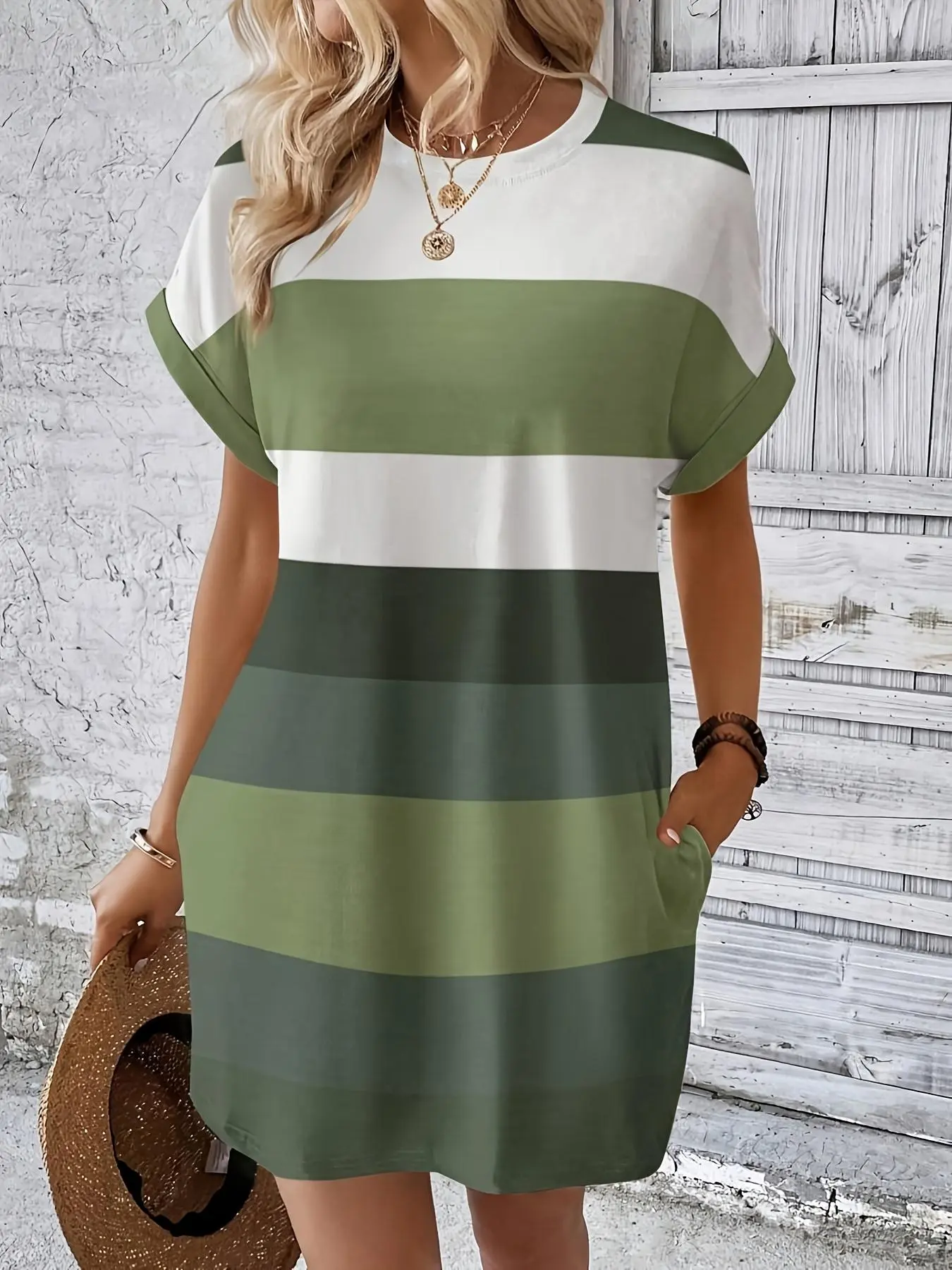 striped shirt dress for women - TikTok Shop
