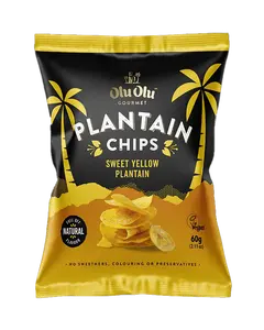 Olu Olu Sweet Yellow Plantain Chips – Sweet Chilli Flavor