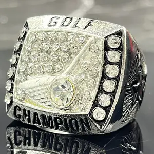 Golf Championship Rings golf ring Trophies with Display Box Golf Championship Rings golf ring Trophies with Display Box