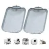 95L Automatic Cat Litter Box Waterproof Pad – 2 Pack, Soft Removable Fabric Liner, Non-Slip & Washable