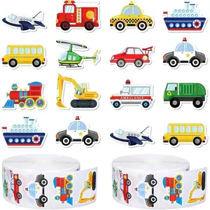 500 stickers, construction vehicle roll stickers, cartoon creative children's toy stickers, decorative hand account, desktop stationery stickers, Funny Stickers