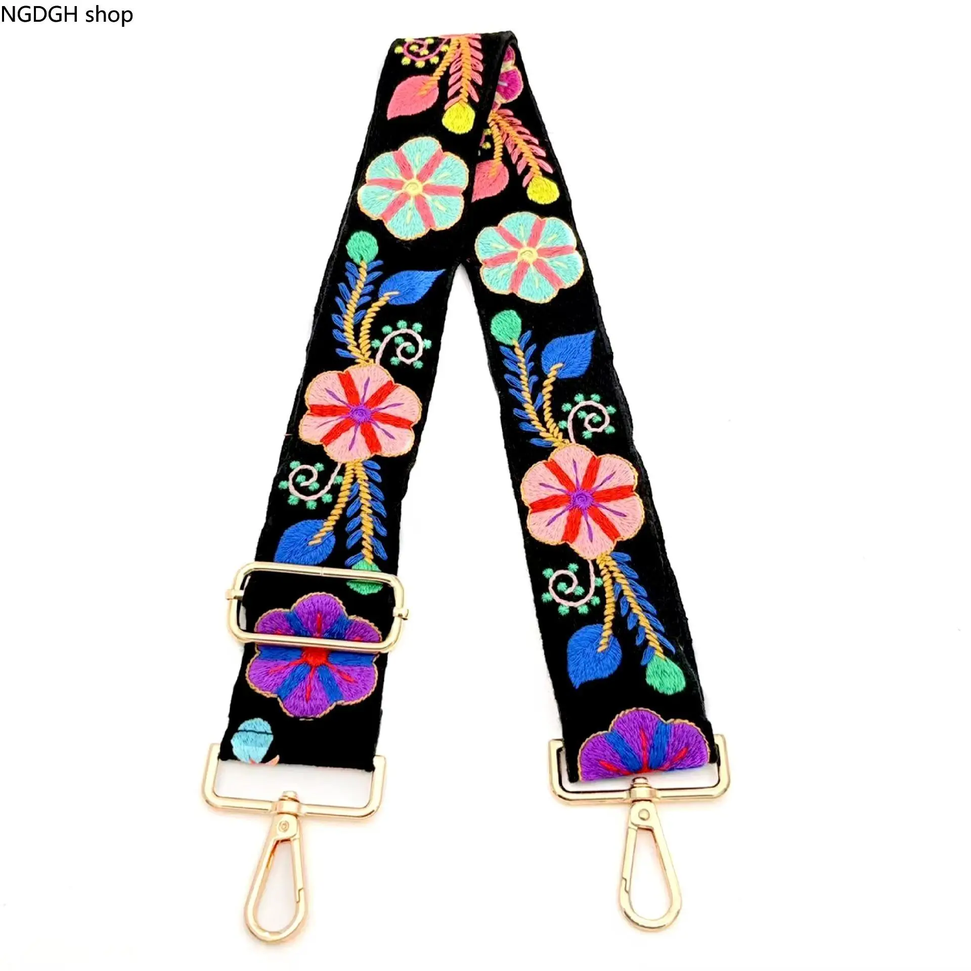 Embroidered Adjustable Bag Strap Crossbody,Exchangeable bag Strap Crossbody ,Shoulder Strap, 2" Wide Thick Handbag Straps Gift for Mother and lover Summervibes,Ideal for Elevating Any Purse or Tote Bag