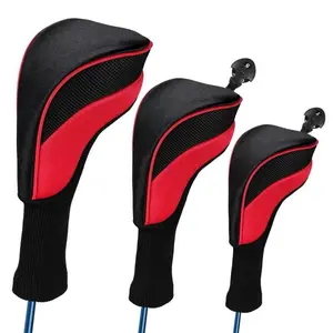 Golf Club Head Cover, Golf Club Head Cover for Driver Fairway Wood Hybrid, Golf Accessories, Very Suitable for Golfers and the Best Choice for Gift Giving