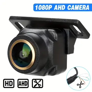 Fisheye Car Backup Camera - Front & Rear View Reverse Camera with Night Vision, Parking Guide Lines, Wide Angle for SUV, RV, and Pickup Truck, Vehicle Safety System