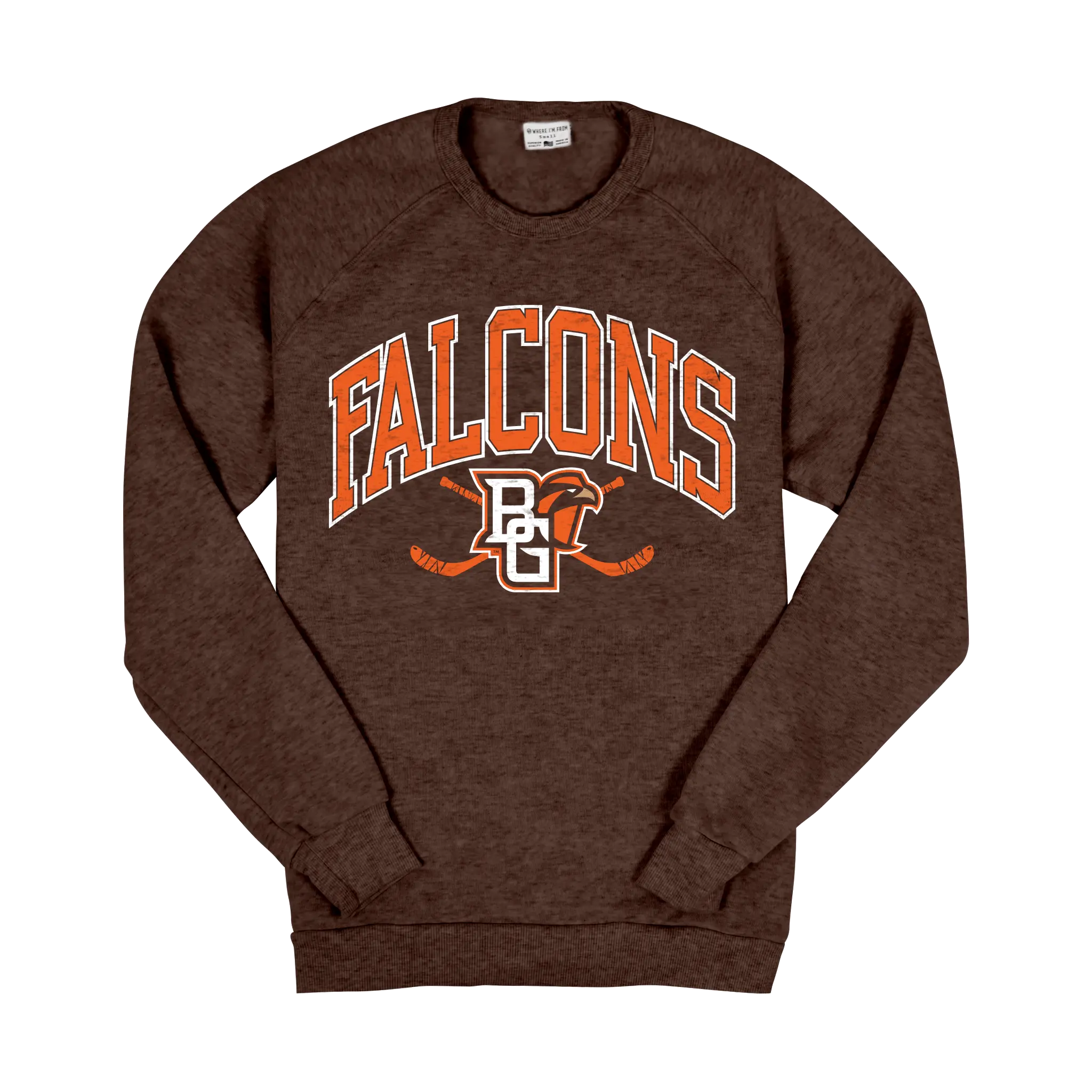 Oversized Falcons Hockey Crew Sweatshirt