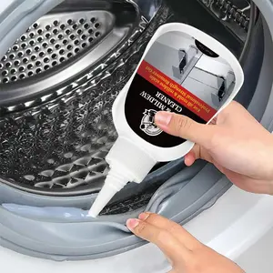 Rapid Mold & Mildew Stain Remover - Mold Stain Remover Gel Cleaner Heavy Duty Stain Cleaner for Front Loader Washing Machine Seal, Bathroom Grout, Shower, Caulk - Front Load Washer Cleaning Solution - 6.76oz