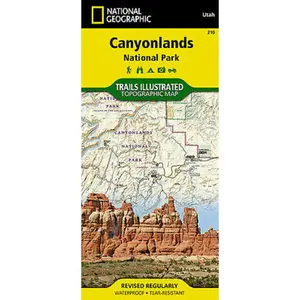 Canyonland National Park Trails Illustrated Topographic Map - Revised Regularly, Waterproof & Teq-Resistant