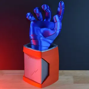 Battle Mecha and Robot Controller Stand | Sci-Fi Desk Organizer & Prop / Controller Mount