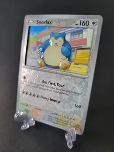 Cut 3D Snorlax 136/167 – Cut Layered and Epoxy Embellished 3D Pokémon Art Card