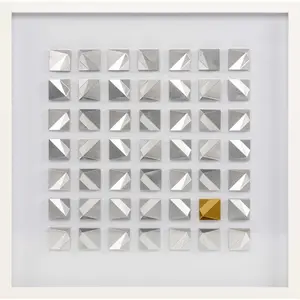 Mountainaire Silver Facet Wall Art