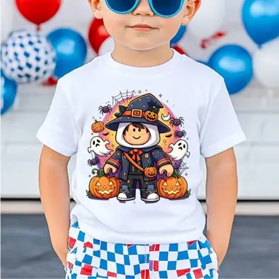 Boy Shirt Roblox Hombre Halloween T Shirts Roblox TikTok Shop