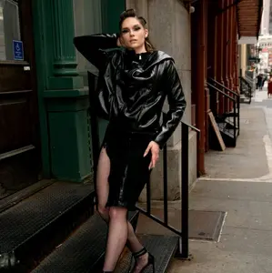 EM BIKER CROP JACKET UNISEX