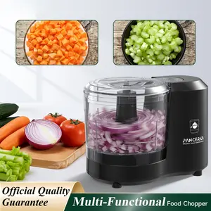 Electric Vegetable Chopper, Food Processor, Electric Food Chopper, Blenders for Kitchen And Baby Food Processor, Mixer Grinder for Dicing, Mincing, And Puree, Black