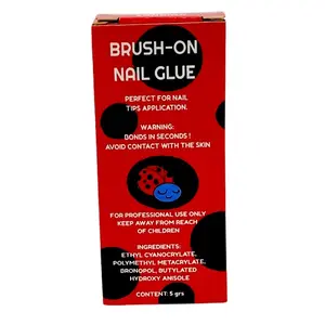 Brush on Nail Glue 5g  by Ladybug  Nails