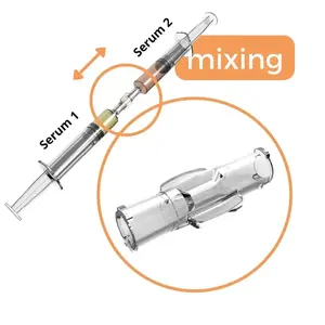 Dual-Serum Mixing Tube – Cosmetic Application Connector 10 pcs
