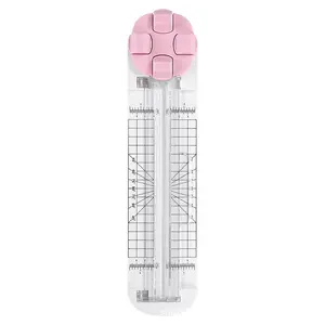 Professional Rotary Cutter with Ergonomic Grip, 45mm Ultra-Sharp Stainless Steel Blade, Multi-Purpose Fabric Paper Cutter with Safety Lock, Craft Cutting Tool for Sewing Quilting Scrapbooking