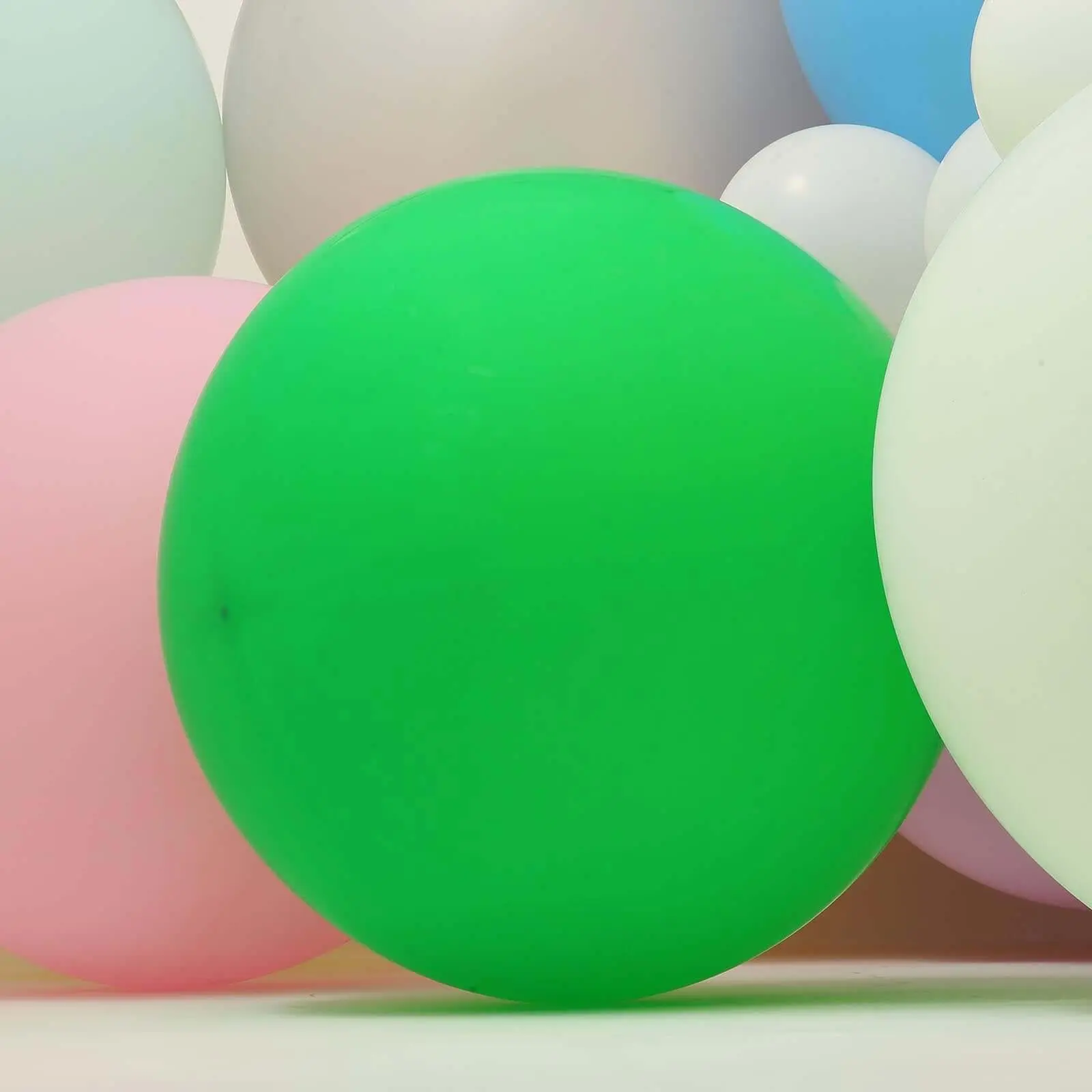 32" Premium Matte Green Latex Balloons, 2-Pack, Helium or Air Inflatable, for Wedding Festive Party Supplies
