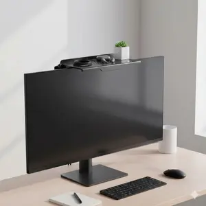 No Drill TV Top Mount Shelf, Dual Size Monitor Riser with Dividers for Router, Set-Top Box, and PC Accessories. Space-Saving Sturdy Organizer with Anti-Tip Design, Easy Installation, Universal Fit for Above Screen Storage.
