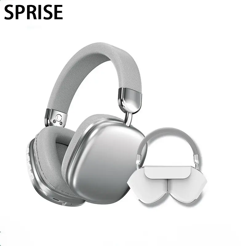 Wireless/wired dual-use over-ear gaming surround sound headphones with a microphone, Gamer Headphones With Mic, long battery life, and a foldable design with metal telescopic adjustment, perfect for computers, tablets, phones, PC Gaming Headset