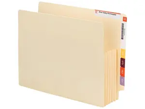 Smead Manufacturing Company SMD75175 File Pockets- End Tab Conv- Ltr- 5-.25in. Exp- MLA