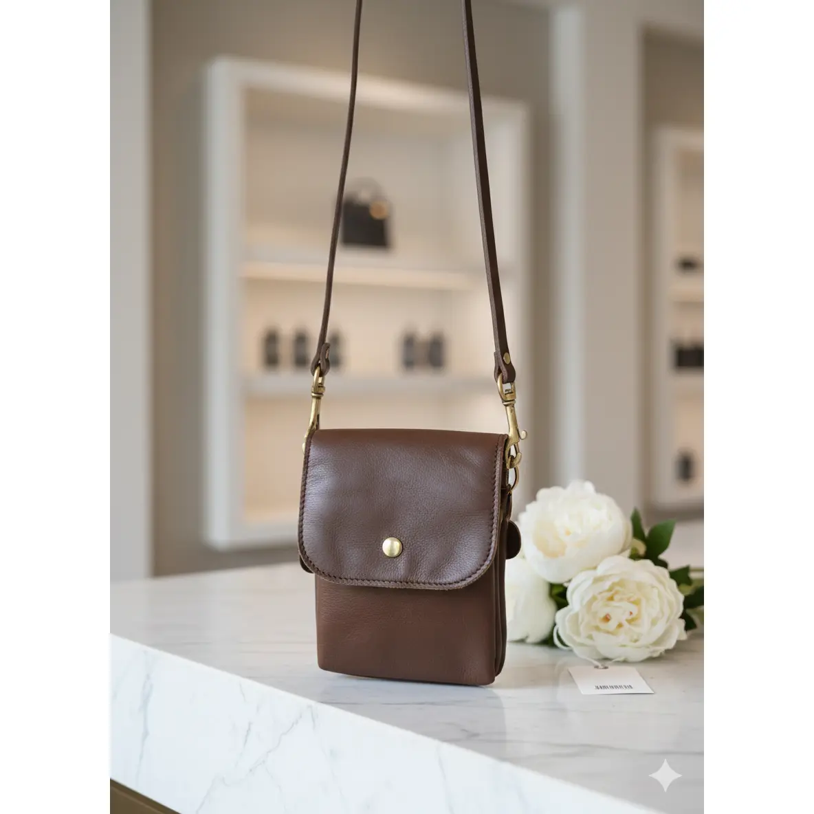 Leather  Cross Body Purse -  Handmade CUSTOM Leather Purse by local Amish Artisans (MADE TO ORDER!)