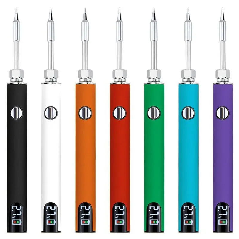 8W Rechargeable Cordless Soldering Iron with Cordless Grip, Mini Hot Wire Soldering Pen for Electronic Repair Work & Craft Projects