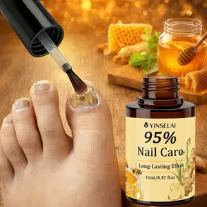 Turmeric Nail Care Essential Oil, Nail Care Liquid, Promotes Nail Growth, Strengthens Nails, Reverses Deformation, 0.37 Fl.oz, All-Nail Care