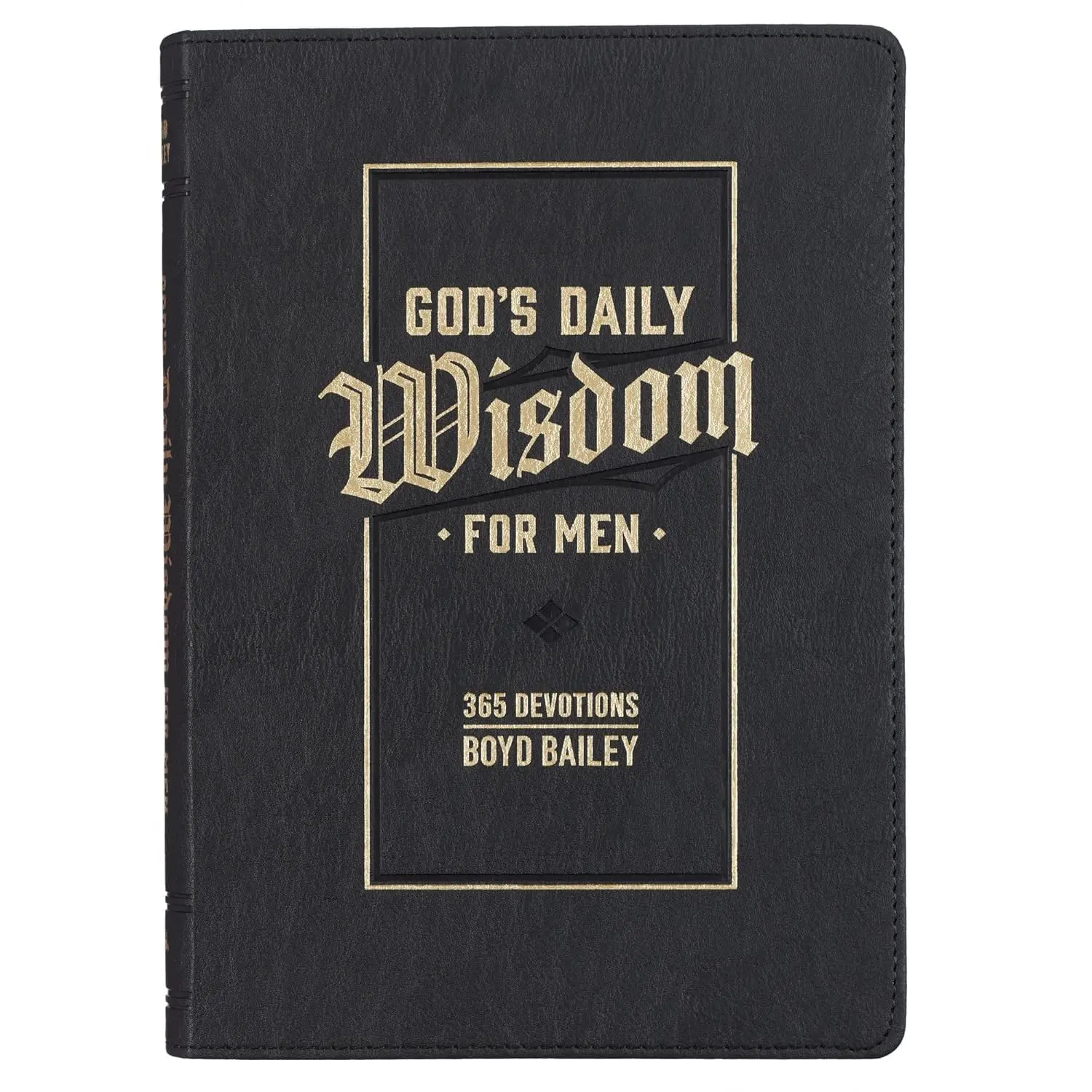 God's Daily Wisdom for Men 366 Devotions Faux Leather Imitation Leather