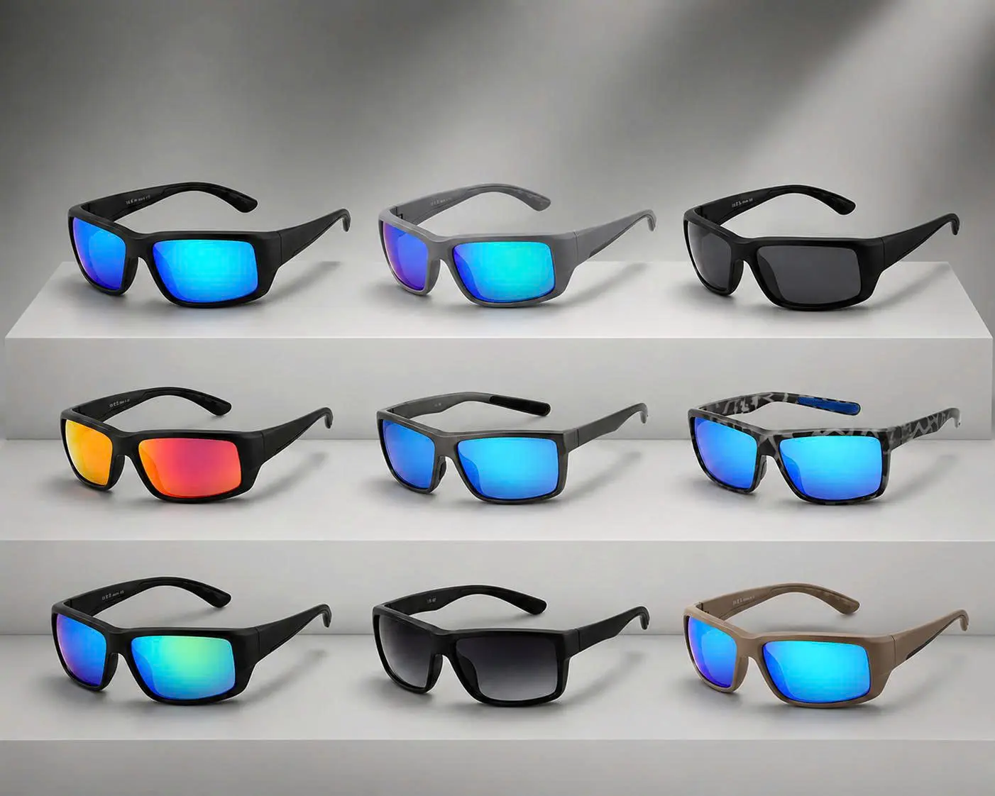 Outdoor Polarized Sunglasses for Men & Women – Lightweight Rectangular Shades