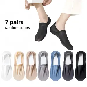 Ultra Thin No Show Socks Men - 6Pack Breathable Mesh Ankle Socks, Anti-Slip & Invisible for Running & Office Dress Gym