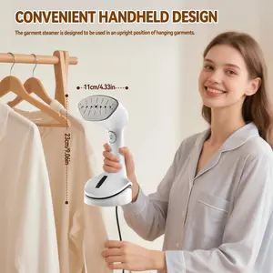 1200W Handheld Garment Steamer, Steamer For Clothes, Portable Mini Fabric Steam Iron, Perfect For Travel