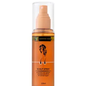 Hairgrow-inches Scalp Spray Infused with Biotin for Hair Growth - 120ml Promotes Healthy Hair Development for All Types