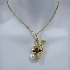 Bunny pendant necklace #02482