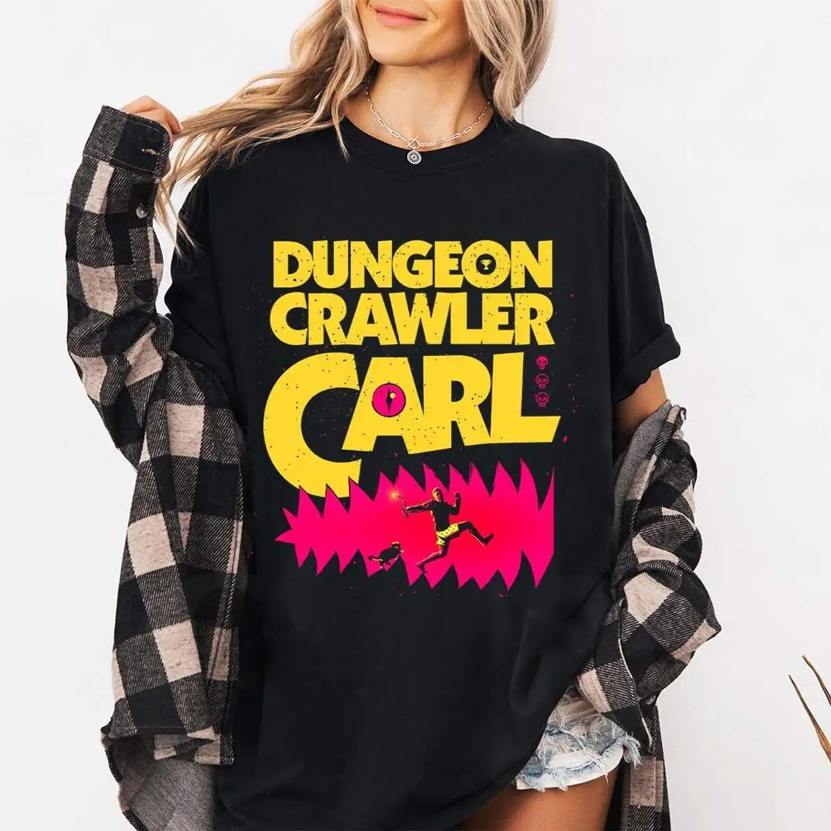 New Achievement Dungeon Crawler Carl Tshirt, Book Lover Tee, Bookish Apparel For Book Lovers, Gift For Reader, Unisex Short Sleeve Tee, Graphic Round Neck Tee