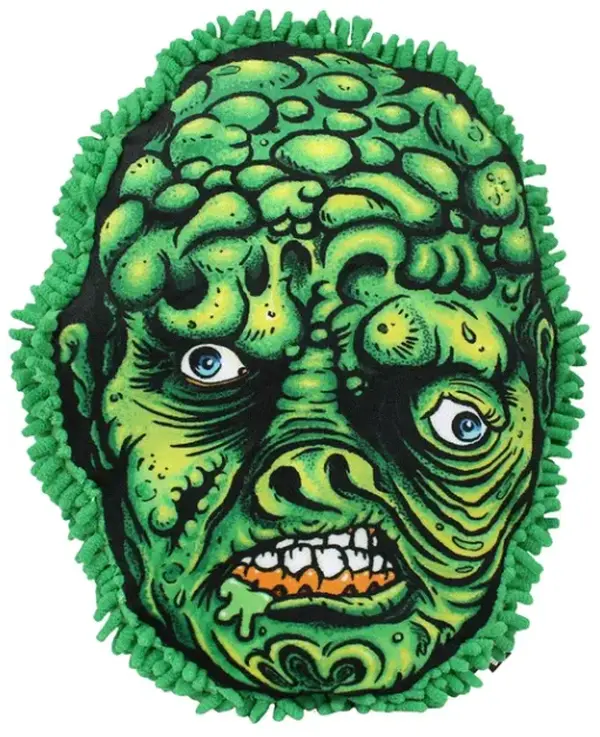 Creepy Co THE TOXIC AVENGER Toxie Plush Cushion Throw Pillow Troma Splatter Film