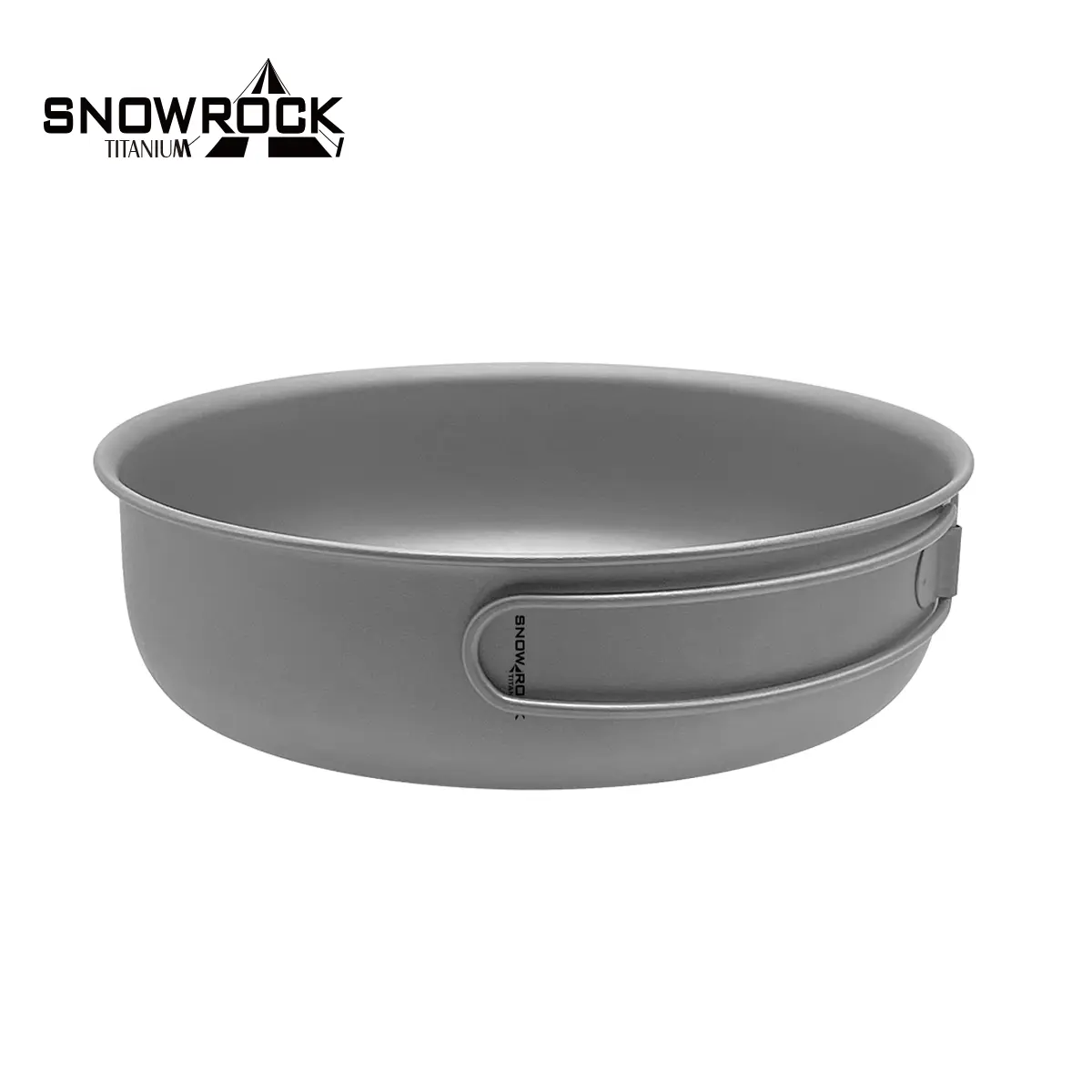 Titanium Camping Frying Pan - Ultra-Durable, Portable, and Versatile for Outdoor Adventures, 40.58OZ outdoor tableware