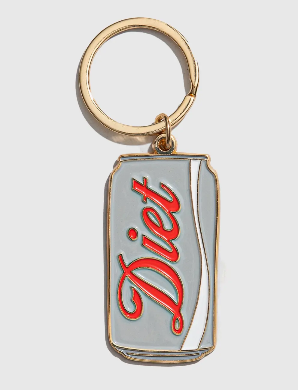 Diet Coke Enamel Keychain Diet Coke Enamel Keychain