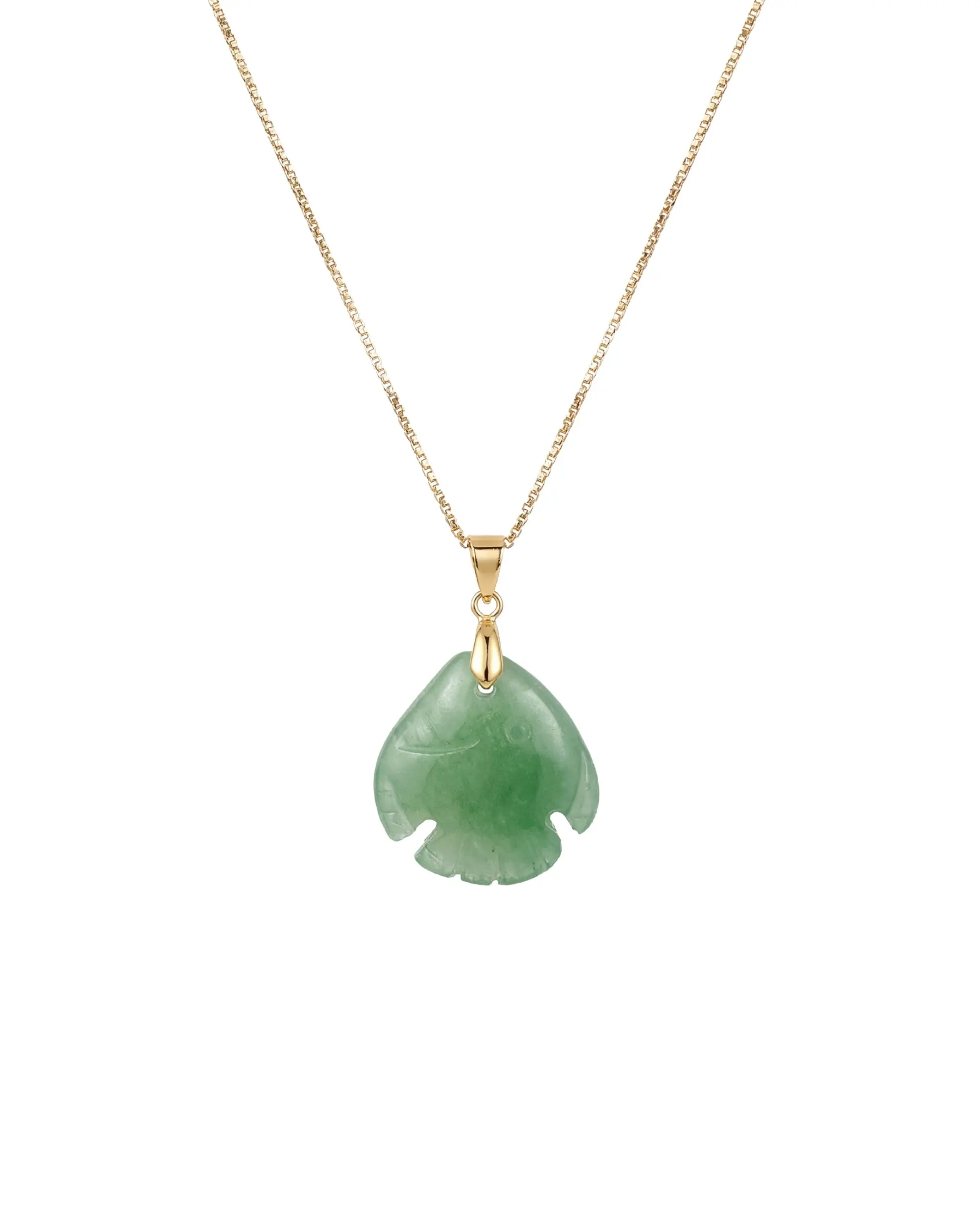 Zodiac Pisces Jade-Green Aventurine Necklace