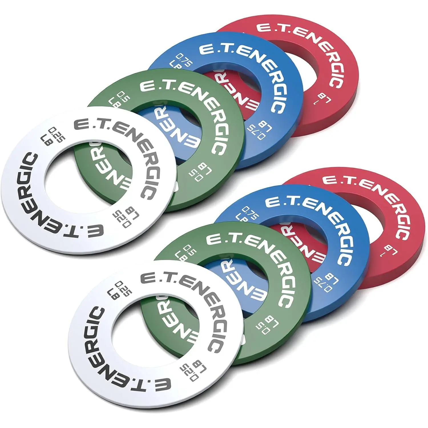 Fractional Weight Plates Set, Odorless Micro Weight Plates for Olympic Barbells for Change Plates Strength Training