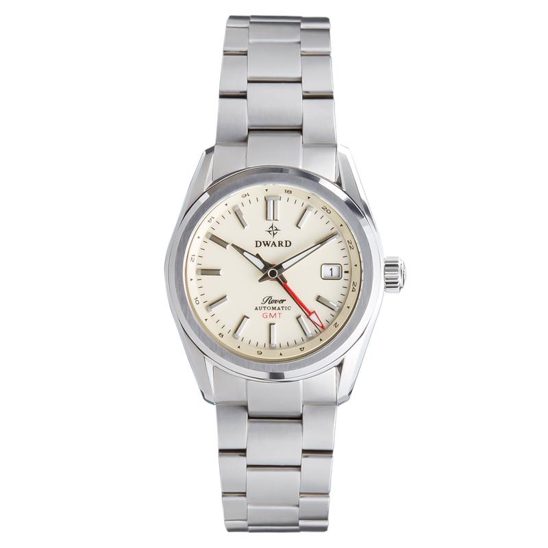 DWARD GMT Rover Automatic Watch with Dual Time Zone Function – Sapphire Crystal, 316L Stainless Steel - 4 Colors