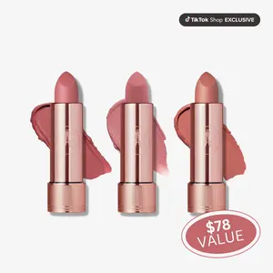 Matte & Satin Lipstick Trios