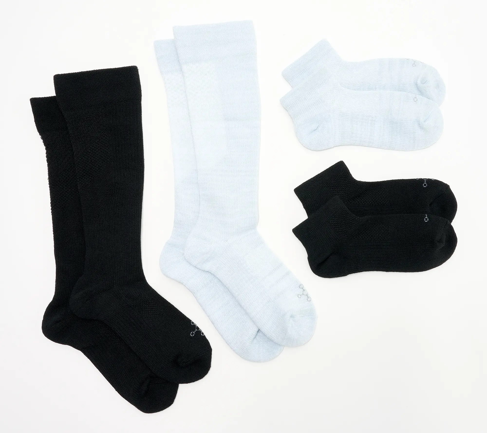 Tommie Copper S/4 Compression Ankle & Over the Calf Socks