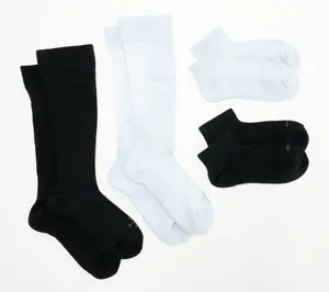 Tommie Copper S/4 Compression Ankle & Over the Calf Socks