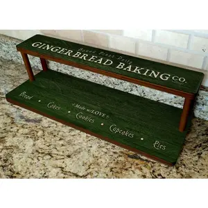 Counter Caddies™ - "Gingerbread Baking Co." Artwork - Straight Shelf - 24" Length