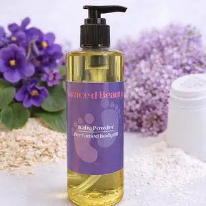 Grace'd Beauty - Baby Powder Body Oil