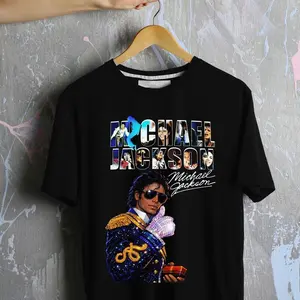 Michael Jackson PNG Graphic Tee Design (Digital Download)