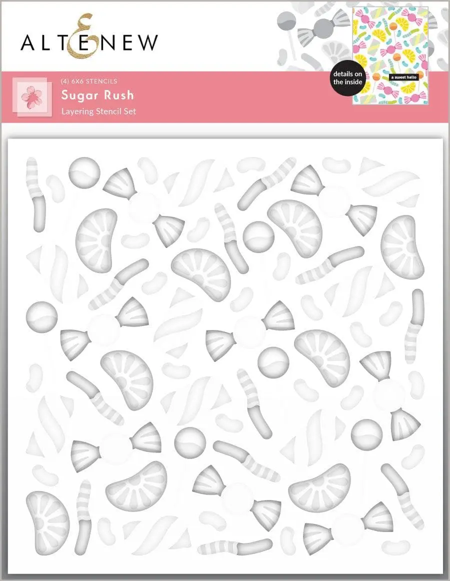 Sugar Rush Layering Stencil Set (4 in 1)